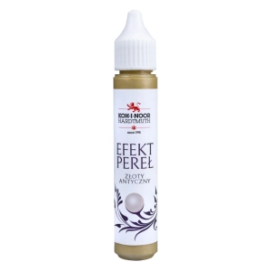 Pisak do zdobień KOH-I-NOOR efekt pereł 30 ml. - złoty antyczny