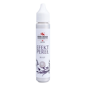 Pisak do zdobień KOH-I-NOOR efekt pereł 30 ml. - biały