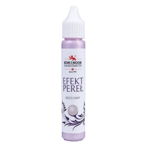 Pisak do zdobień KOH-I-NOOR efekt pereł 30 ml. - różowy