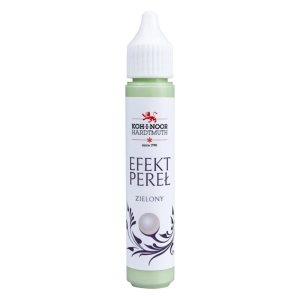 Pisak do zdobień KOH-I-NOOR efekt pereł 30 ml. - zielony