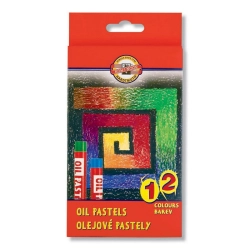 Kredki KOH-I-NOOR pastele olejne Gioconda 12 kolorów 8312
