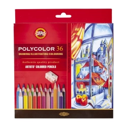 Kredki KOH-I-NOOR 36 kolorów Polycolor 3835