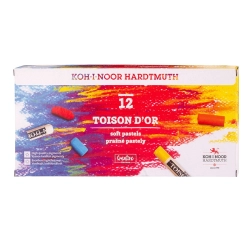 Kredki KOH-I-NOOR Pastela Toison D'Or 8512/12 op.12 kolorów
