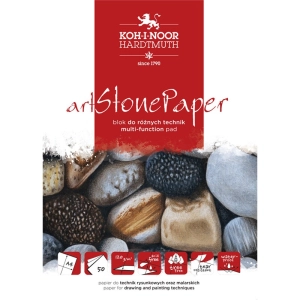 Blok do różnych technik KOH-I-NOOR artstone A4 50 kartek 120g.