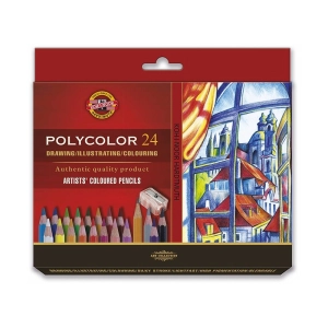 Kredki KOH-I-NOOR 24 kolory Polycolor 3834