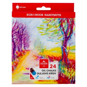 Kredki KOH-I-NOOR pastele olejne Gioconda 24 kolory 8314