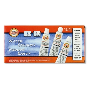 Farby wodne KOH-I-NOOR 16ml. - biel kryjąca