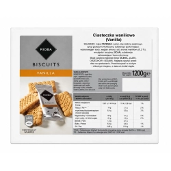 Ciastka RIOBA 1200g. - Waniliowe