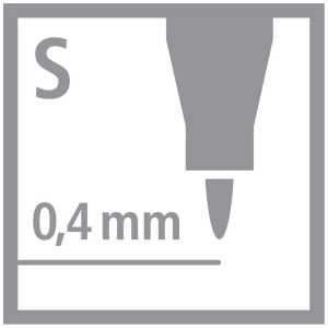 Marker STABILO foliopis OHPen S kpl.4 szt.-314648
