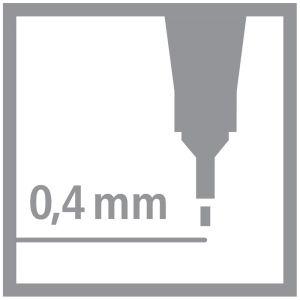 Cienkopisy STABILO Point 88 etui z zawieszką 25 szt-314956