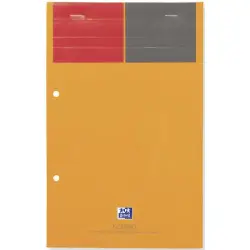 Blok biurowy OXFORD Notepad A4 80k. = żółte kartki-315163