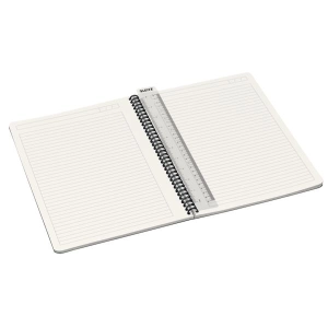 Kołonotatnik LEITZ Office Card A5 w linie czerwony-315064