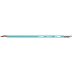 Ołówek drewniany STABILO Swano Pastel niebieski HB 490806-HB