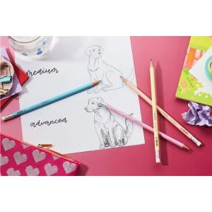 Ołówek drewniany STABILO Swano Pastel różowy HB 490805-HB-316236