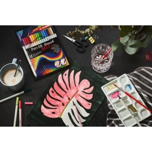 Flamastry STABILO Pen 68 Brush etui kartonowe 12 szt. ARTY-316379
