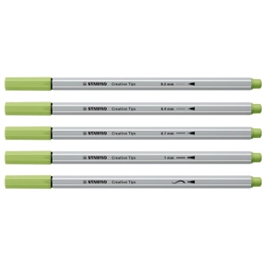 Zestaw Cienkopis STABILO Point 88/Flamaster Pen 68/Flamaster Pen 68 Brush - kolory pastelowe - STABILO Creative Tips - e