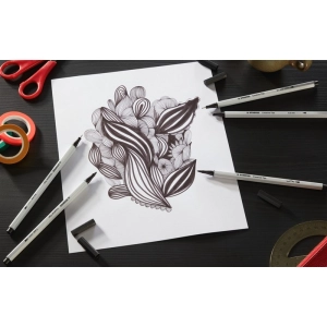Zestaw Cienkopis STABILO Point 88/Flamaster Pen 68/Flamaster Pen 68 Brush - kolory pastelowe - STABILO Creative Tips - e