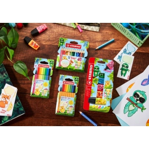Zakreślacze STABILO BOSS MINI Animal Vibes etui 5 szt-316964