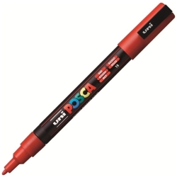 Marker UNI POSCA PC-3M - czerwony