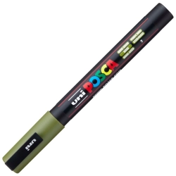 Marker UNI POSCA PC-3M - zieleń khaki