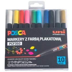 Marker UNI POSCA PCF-350 zestaw 10 szt