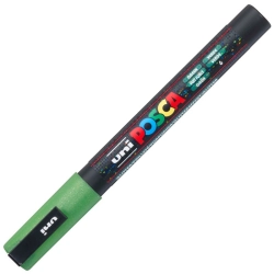 Marker UNI POSCA PC-3M - zielony brokatowy
