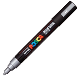 Marker UNI POSCA PC-5M - srebrny (Silver)