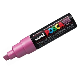 Marker UNI POSCA PC-8K - metaliczny różowy