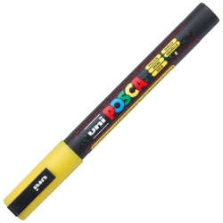 Marker UNI POSCA PC-3M - żółty brokatowy