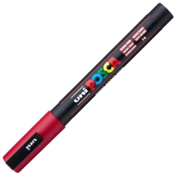 Marker UNI POSCA PC-3M - bordowy