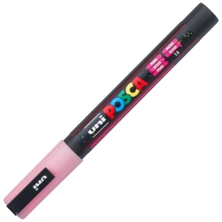 Marker UNI POSCA PC-3M - różowy brokatowy