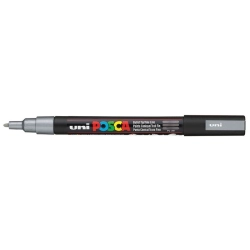 Marker UNI POSCA PC-3M - srebrny