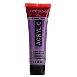 Farba akrylowa AMSTERDAM Standard MAŁA TUBKA 20 ml nr 507 - Ulramarine Violet