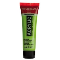 Farba akrylowa AMSTERDAM Standard MAŁA TUBKA 20 ml nr 617 - Yellowishgrn.