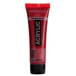 Farba akrylowa AMSTERDAM Standard MAŁA TUBKA 20 ml nr 318 - Carmine