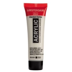 Farba akrylowa AMSTERDAM Standard MAŁA TUBKA 20 ml nr 222 - Naples Yellow Light