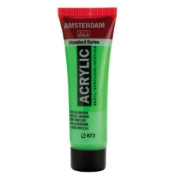 Farba akrylowa AMSTERDAM Standard MAŁA TUBKA 20 ml nr 672 - Reflex Green