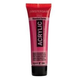 Farba akrylowa AMSTERDAM Standard MAŁA TUBKA 20 ml nr 366 - Quinacridone Rose