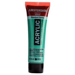 Farba akrylowa AMSTERDAM Standard MAŁA TUBKA 20 ml nr 615 - Emerald Green