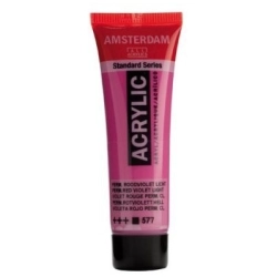 Farba akrylowa AMSTERDAM Standard MAŁA TUBKA 20 ml nr 577 - Permanentred Violet Light