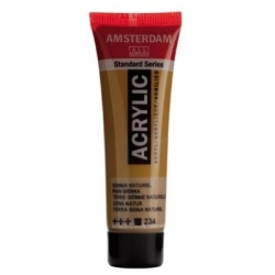 Farba akrylowa AMSTERDAM Standard MAŁA TUBKA 20 ml nr 234 - Raw Sienna