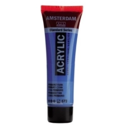 Farba akrylowa AMSTERDAM Standard MAŁA TUBKA 20 ml nr 572 - Primary Cyan