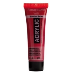 Farba akrylowa AMSTERDAM Standard MAŁA TUBKA 20 ml nr 369 - Primarymagenta