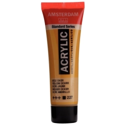 Farba akrylowa AMSTERDAM Standard MAŁA TUBKA 20 ml nr 227 - Yellow Ochre