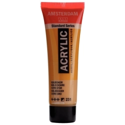 Farba akrylowa AMSTERDAM Standard MAŁA TUBKA 20 ml nr 231 - Gold Ochre