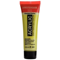 Farba akrylowa AMSTERDAM Standard MAŁA TUBKA 20 ml nr 243 - Greenish Yellow