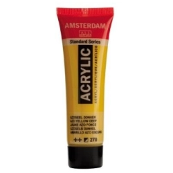 Farba akrylowa AMSTERDAM Standard MAŁA TUBKA 20 ml nr 270 - Azo Yellow Deep