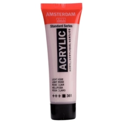 Farba akrylowa AMSTERDAM Standard MAŁA TUBKA 20 ml nr 361 - Light Rose