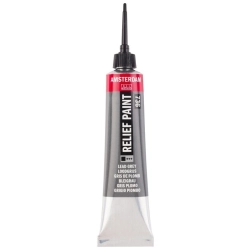 Farba konturowa AMSTERDAM Relief Paint 20 ml nr 736 - Lead Grey
