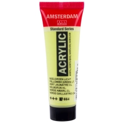Farba akrylowa AMSTERDAM Standard MAŁA TUBKA 20 ml nr 664 - Yellowish Green Light